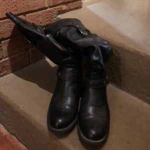 Black boots
